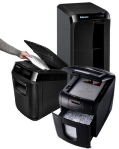 diverse-automatische-papierversnipperaars-fellowes-en-rexel